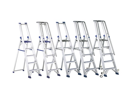 How to choose a ladder with platform and guardrail