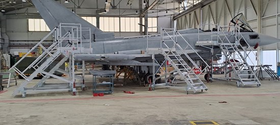 SPECIAL PLATFORM LADDERS for Eurofighter Typhoon