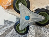 Uplift stair climber handtruck wheel