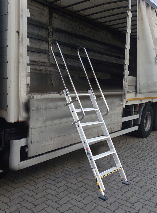 Truck access ladder