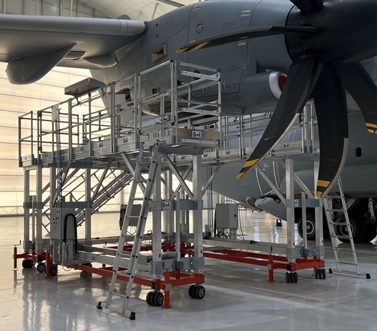 Hispano Industrias Svelt S.L consolida su crecimiento con plataformas para el mantenimiento del AIRBUS A400M