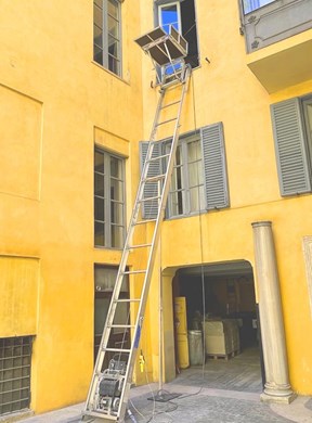 Elevador de materiales para tejados LIFT 2000