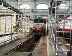 Estructura especial para trenes