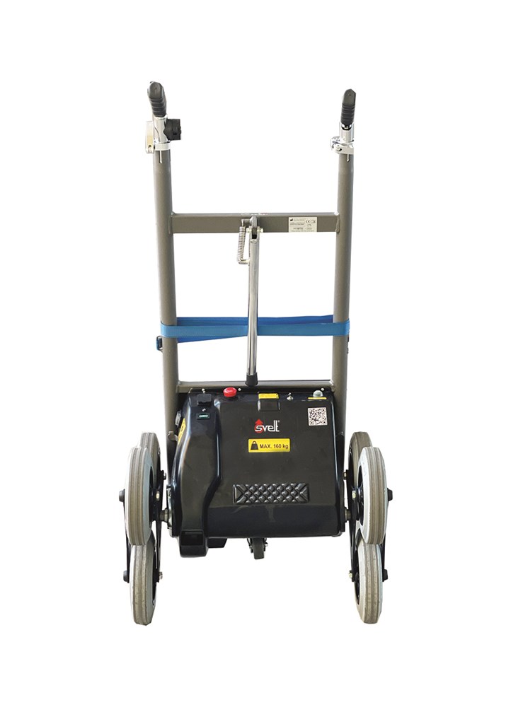 Carrello saliscale 250 kg, non teme nessuna scala o gradino