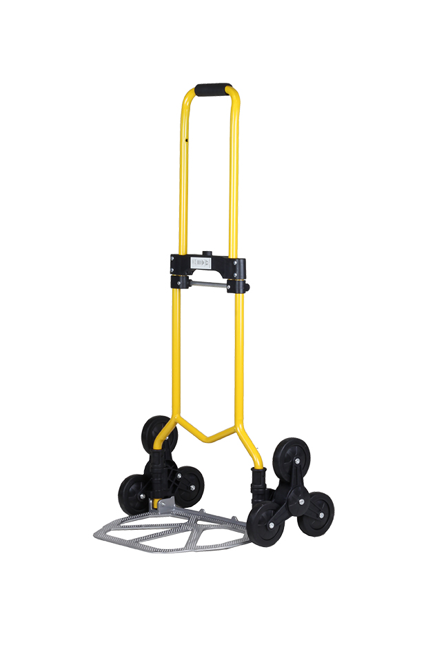 vidaXL Carrello per Scale Pieghevole 70 kg in Alluminio Argento