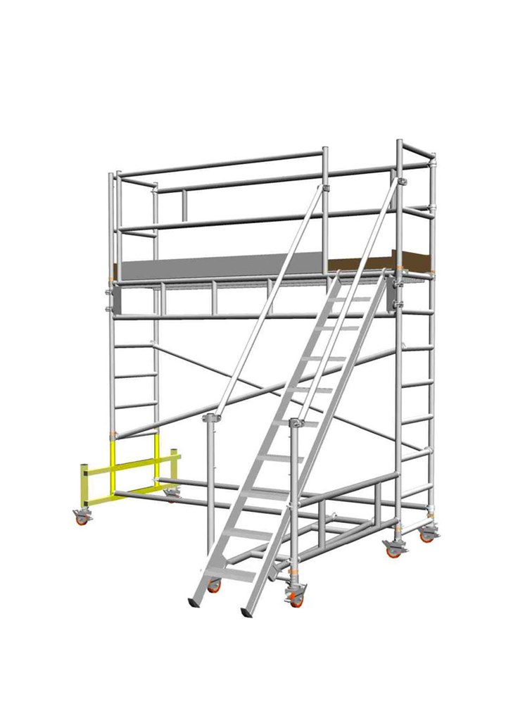 Scala Luna 6 gradini scale in alluminio - VIPscale - Ponteggi, trabatelli e  scale per uso industriale