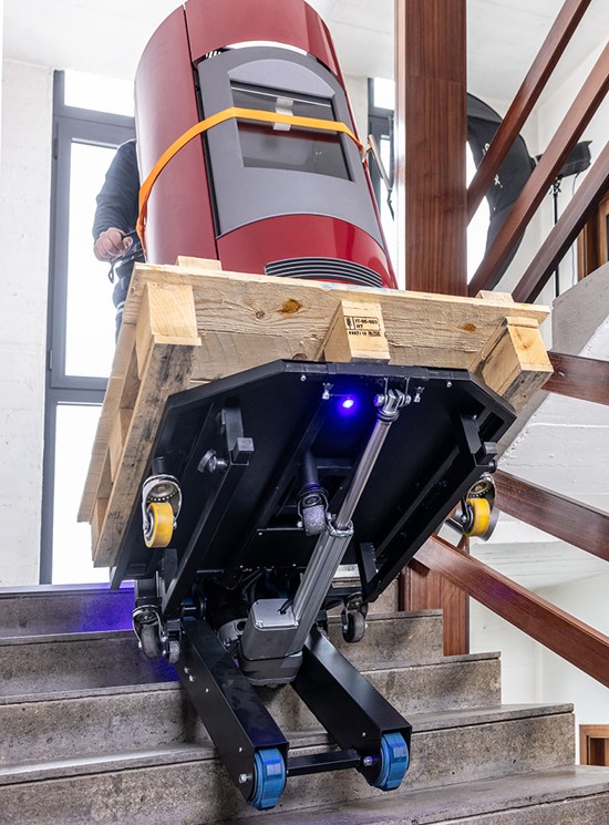 Carrello Elettrico Saliscale Cingolato D Tracked